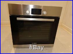 Bosch Built-in single hot air oven HBA13B150B/04 brushed steel