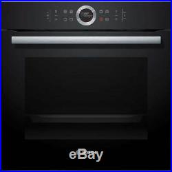Bosch HBG634BB1B Serie 8 Built In 60cm A+ Electric Single Oven Black New