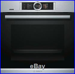 Bosch HBG6764S6B Built-In Single Oven with Home Connect Brushed Steel #970308