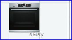 Bosch HBG6764S6B Built-In Single Oven with Home Connect Brushed Steel #970308