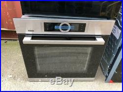 Bosch HBG6764S6B Serie 8 Built In 60cm A+ Electric Single Oven Brushed Steel