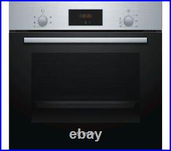 Bosch HHF113BR0B 66L Built-in Single Electric Oven Stainless Steel 15050