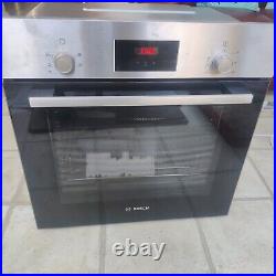 Bosch HHF113BR0B 66L Built-in Single Electric Oven Stainless Steel. Brand New