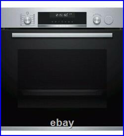 Bosch HRS538BS6B Serie 6 Electric Single Oven With Added Steam Stainless Steel