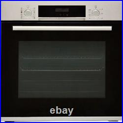 Bosch HRS574BS0B Series 4 Built In 59cm Electric Single Oven Brushed Steel A