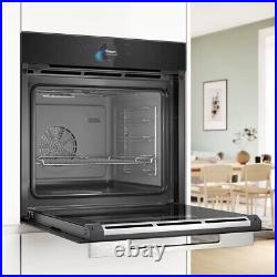 Bosch Oven HBG7741B1B Built In Single Electric 60cm Black Self Cleaning