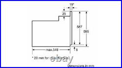 Bosch Oven HHF113BR0B Graded 60cm St. Steel Built-In Electric Single (B-47361)