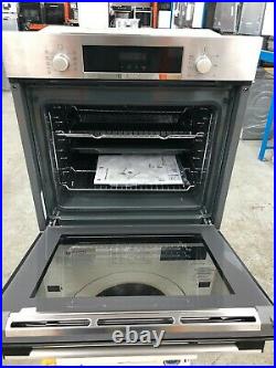 Bosch Serie 4 HBS573BS0B Built-in 60cm Electric Pyrolytic Single Oven in S/Steel
