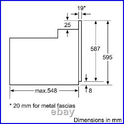 Bosch Series 2 Electric Single Oven Stainless Steel HHF113BR0B