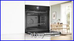 Bosch Series 8 HSG7364B1B Built-In Electric Single Oven with Steam Function