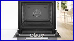 Bosch Series 8 HSG7584B1 Built-In Electric Single Oven with Steam Function