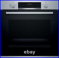 Bosch Single Oven Silver HRS574BS0B Built-In Steam Function Graded (B-51110)