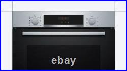 Bosch Single Oven Silver HRS574BS0B Built-In Steam Function Graded (B-51110)