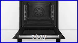 Bosch Single Oven Silver HRS574BS0B Built-In Steam Function Graded (B-51110)