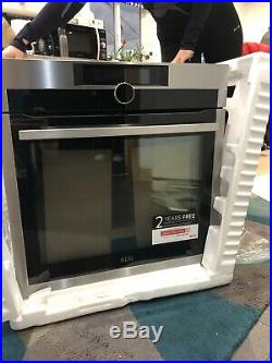 Brand New AEG BPE842720M Mastery Built in Electric Single Oven Stainless Steel