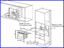 Built-In Electric Single Fan Oven in Stainless Steel with Minute Minder COF600