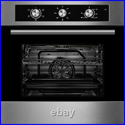 Built-In Electric Single Fan Oven in Stainless Steel with Minute Minder COF600