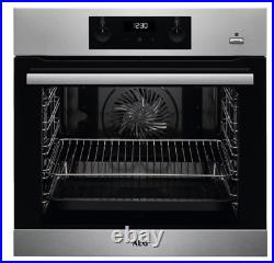 Built in Single Oven Steambake in Stainless Steel AEG BES355010M