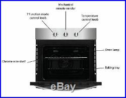 Bush BIBFOBA Easy Clean Built In Single Electric Oven 63L Black