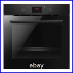 CDA Electric Single Oven Black SC035BL