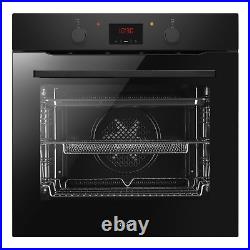 CDA Electric Single Oven Black SC035BL