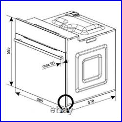 CDA Electric Single Oven Black SC035BL