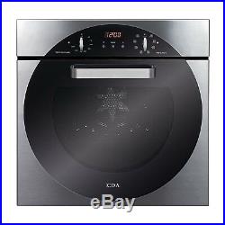 CDA Single Oven 6Q5SS Stainless Steel 8 Function Electric Built-in Q-Style