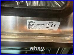 CDA VK702SS Single Oven Compact Steam & Grill Stainless Steel 60cm Electric