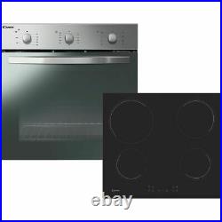 Candy COEHP60X/E Single Oven & Ceramic Hob Built In Stainless Steel