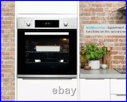 Candy FCP615X/E Built-in 70L Single Electric Multi-Function Oven & Grill, LED