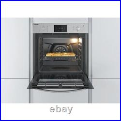 Candy FCSK604X Built-in 65L Single Electric Multi-Function Oven Grill, Pyrolytic