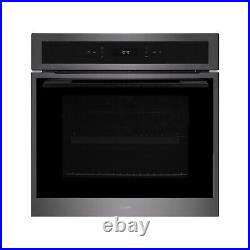 Caple Sense Electric Single Oven with Pyrolytic Cleaning Gunmetal Grey C2403GM