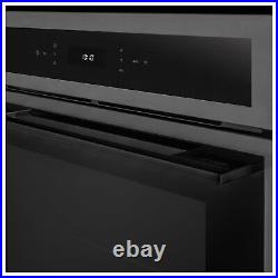 Caple Sense Electric Single Oven with Pyrolytic Cleaning Gunmetal Grey C2403GM