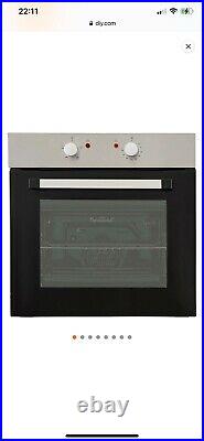 Cooke & Lewis CSB60A Black Built-in Electric Single Conventional Oven