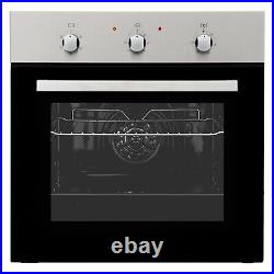 Cookology Single Fan Oven with Timer 60cm Built-In Stainless Steel SFO60SS/1