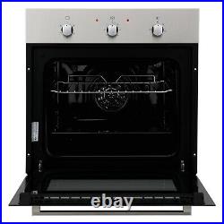 Cookology Single Fan Oven with Timer 60cm Built-In Stainless Steel SFO60SS/1