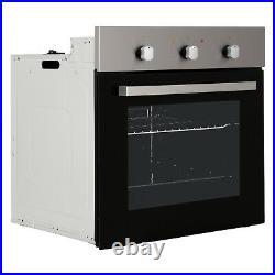 Cookology Single Fan Oven with Timer 60cm Built-In Stainless Steel SFO60SS/1