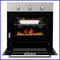 Cookology Single Fan Oven with Timer 60cm Built-In Stainless Steel SFO60SS/1