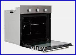 Cookology Single Fan Oven with Timer Built-In Stainless Steel SFO60SS/1-A1(PL-4)