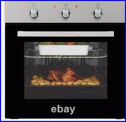 Cookology Single Fan Oven with Timer Built-In Stainless Steel SFO60SS/1-A1(PL-4)