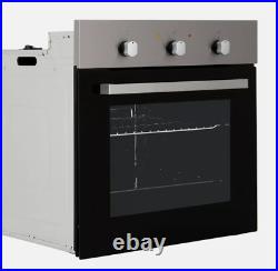 Cookology Single Fan Oven with Timer Built-In Stainless Steel SFO60SS/1-A1(PL-4)