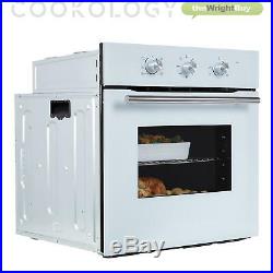 Cookology White Fan Oven COF600WH 60cm Built-in, Single, Electric, Grill & timer