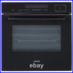 ElectriQ Electric Single Oven with Steam Assist and Meat Probe B EQOVENM6BLACK