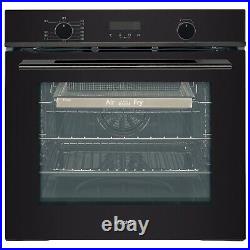 ElectriQ Multifunction Single Oven with Pyrolytic Cleaning and Air Fr EQOVENA4BK