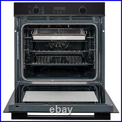 ElectriQ Multifunction Single Oven with Pyrolytic Cleaning and Air Fr EQOVENA4BK