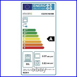 ElectriQ Multifunction Single Oven with Pyrolytic Cleaning and Air Fr EQOVENA4BK