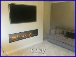 Evonic Fires E1500GF Electric Inset Built In Mounted Electric Fire Single Side