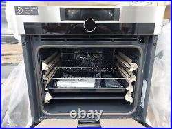 Ex-Display AEG BPE948730M Single Oven Built in Pyrolytic Stainless Steel #8152
