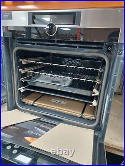Ex-Display AEG BPE948730M Single Oven Built in Pyrolytic Stainless Steel #8398