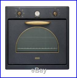 Franke Country Designer Retro Built In Single Graphite Electric Oven Cf55mgf/n